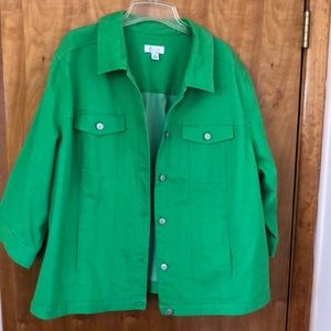 Like new…. Button front jacket